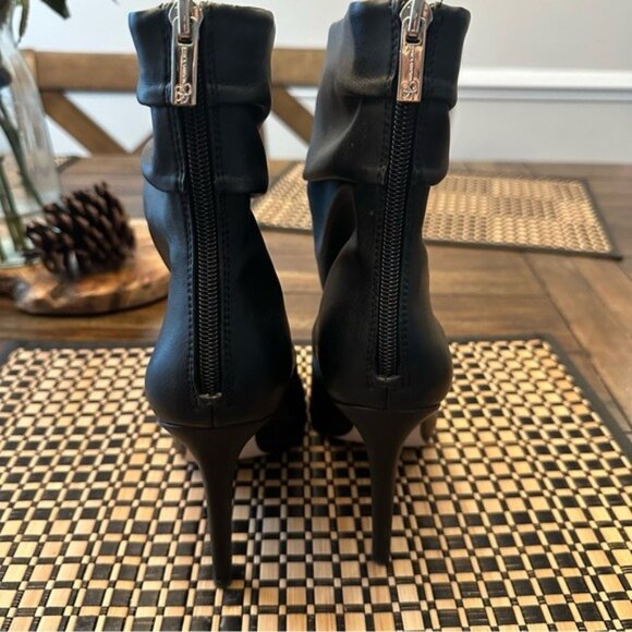 Jessica Simpson Women's Lesley Slouchy Pointy Toe Dress Booties Black Size 7 1/2 - Picture 7 of 12